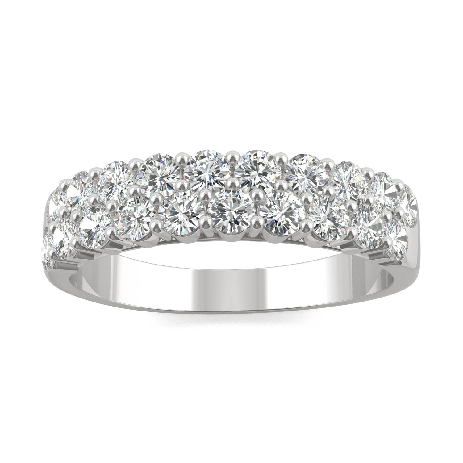 1.00 CTW DEW Round Forever Bright™ Moissanite Ring