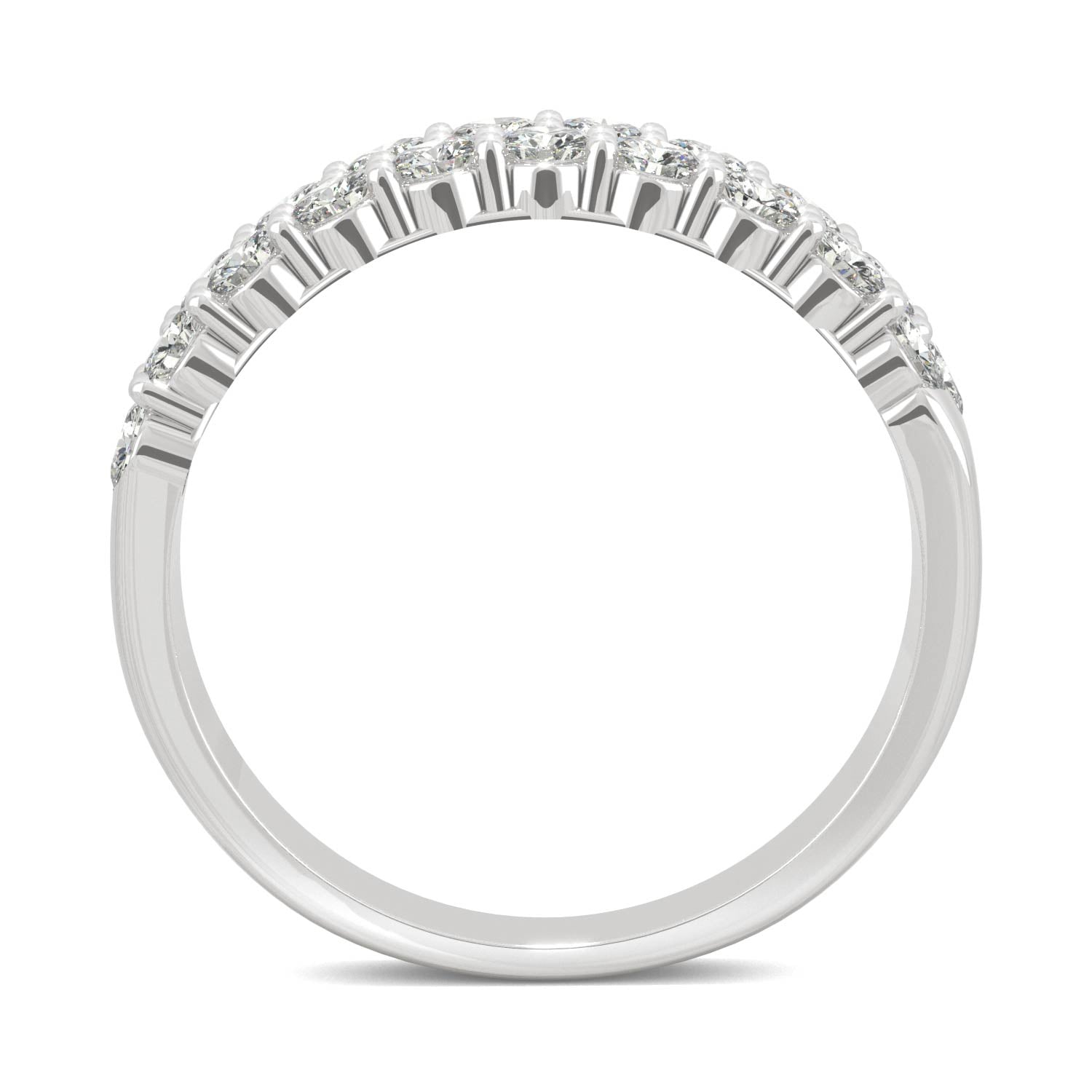 1.00 CTW DEW Round Forever Bright™ Moissanite Ring