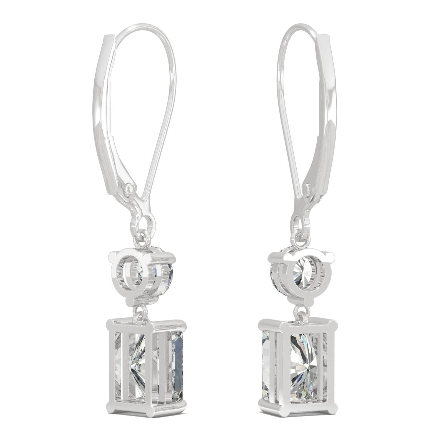 1.72 CTW DEW Radiant Forever Bright™ Moissanite Earrings