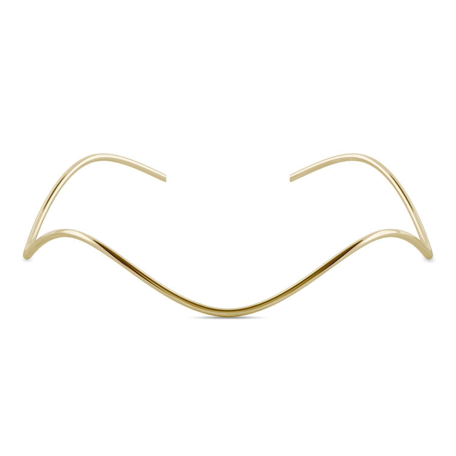 Ouro Collection Waves Bangle Bracelet