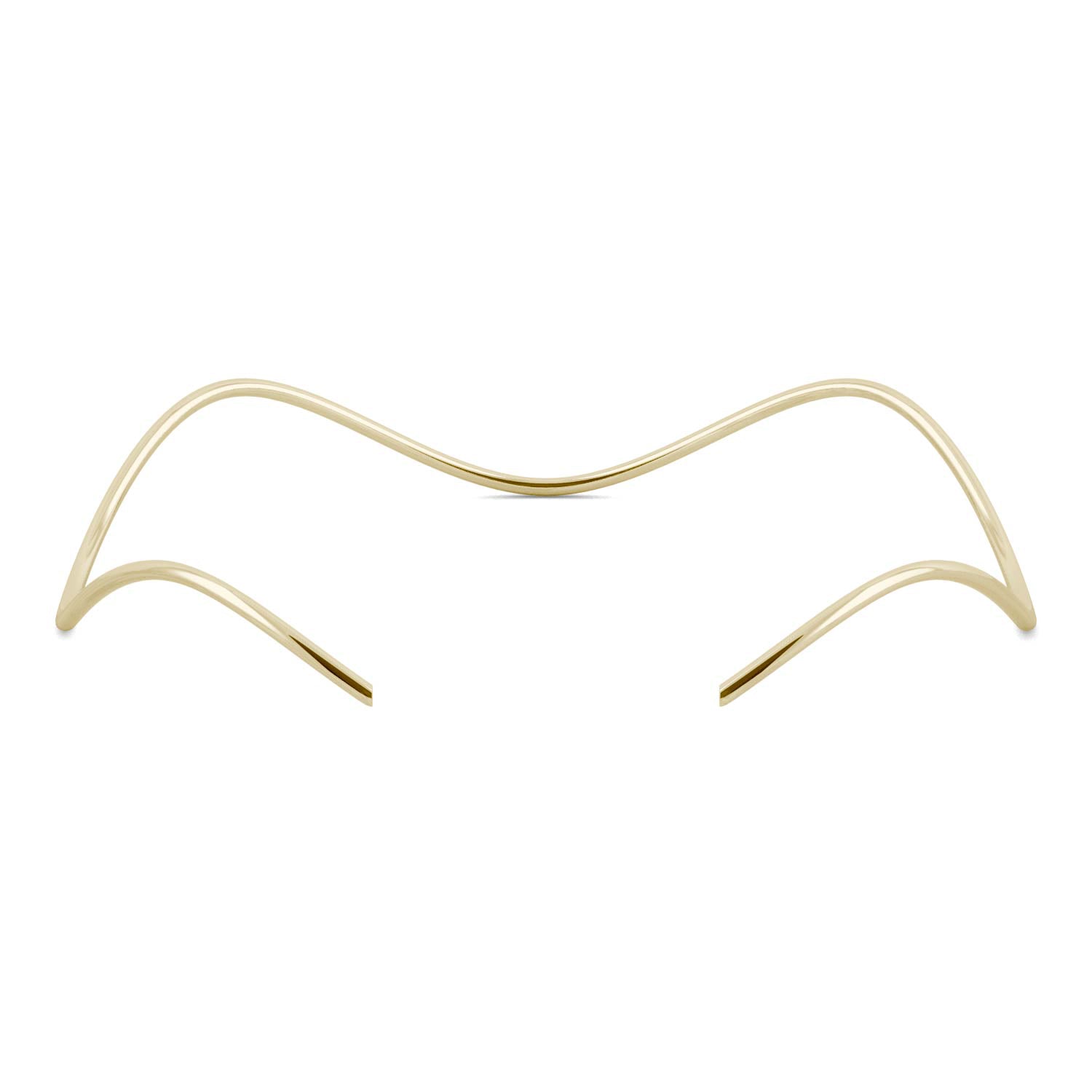 Ouro Collection Waves Bangle Bracelet