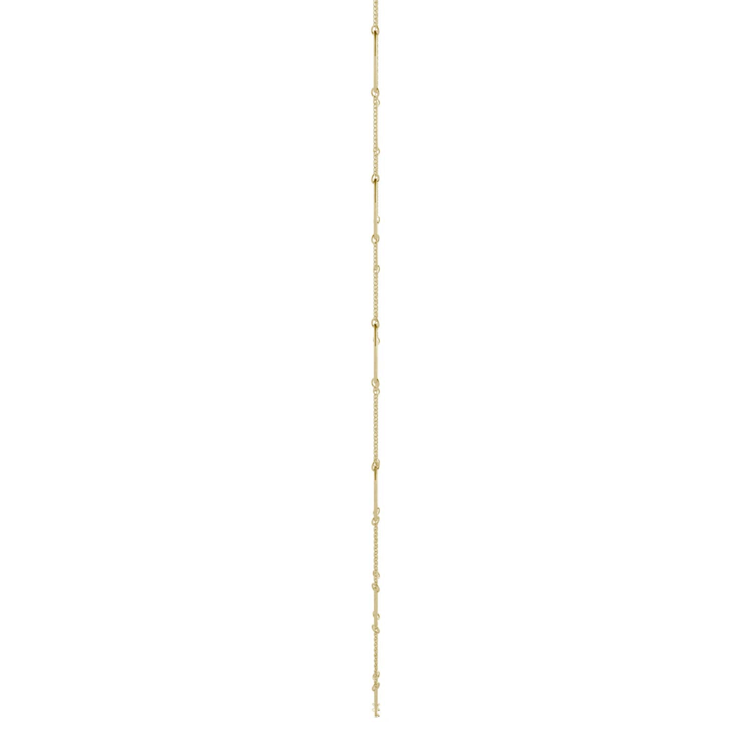 Round Forever One™ Moissanite Ouro Collection Navette Station Necklace