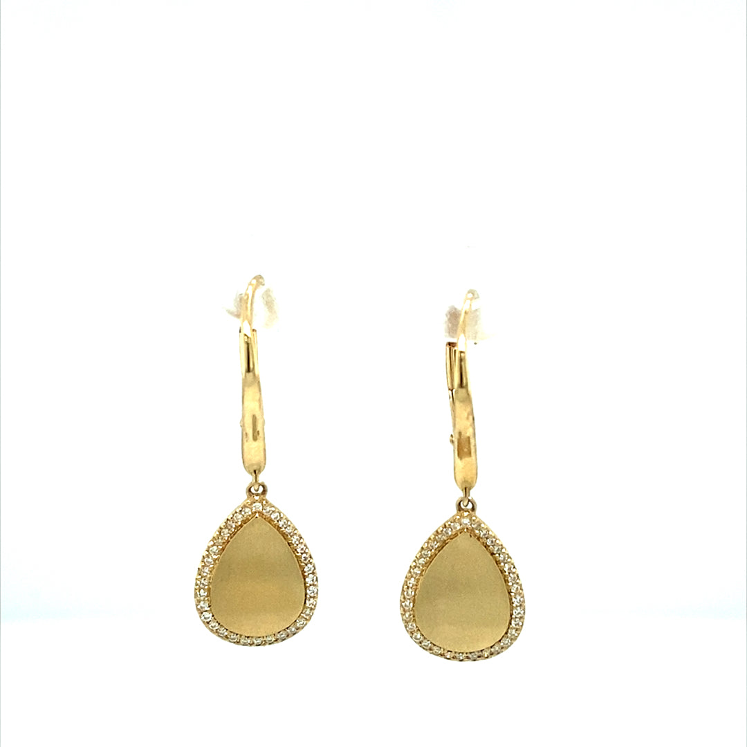 0.17 CTW DEW Round Forever One™ Moissanite Earrings