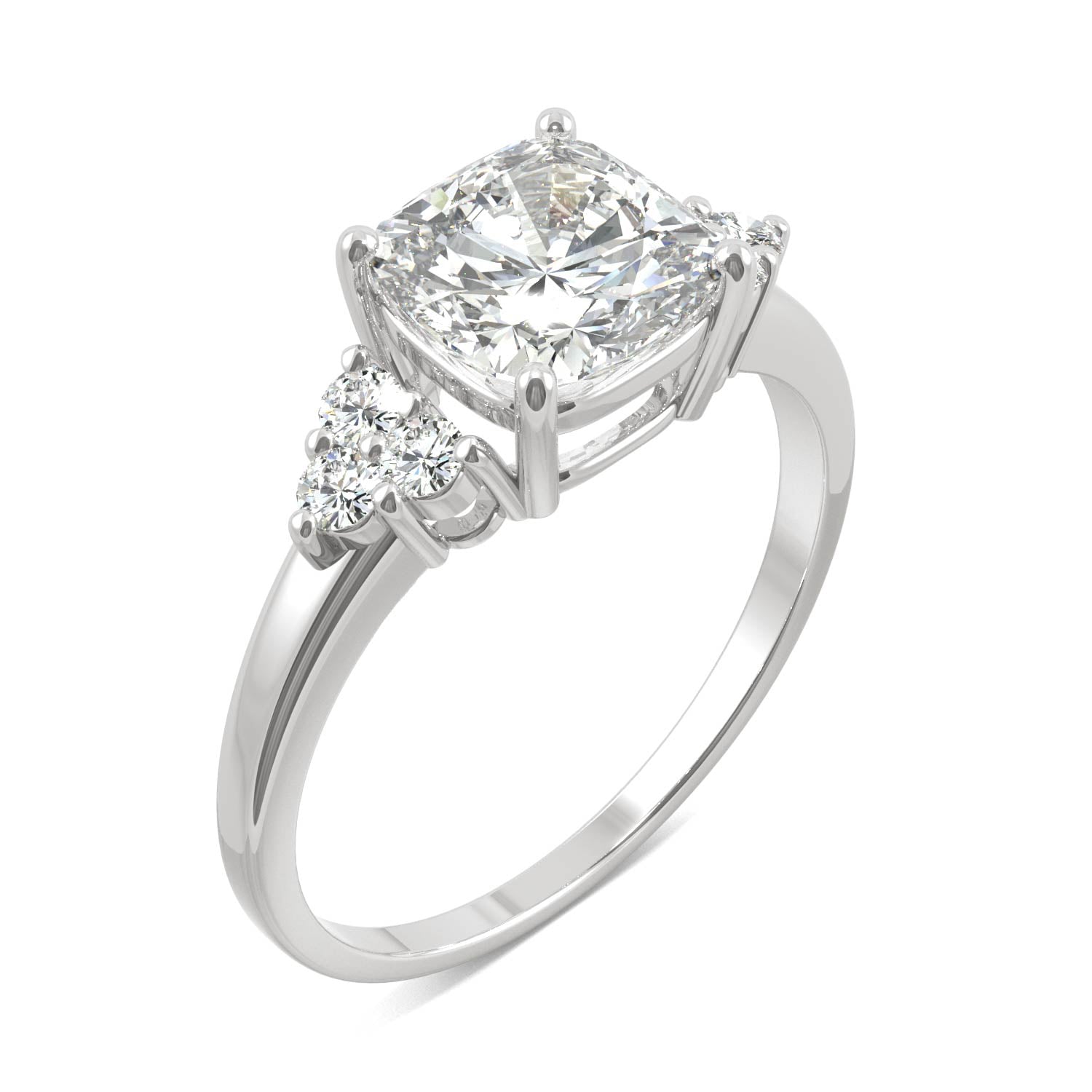 1.88 CTW DEW Cushion Forever Bright™ Moissanite Ring