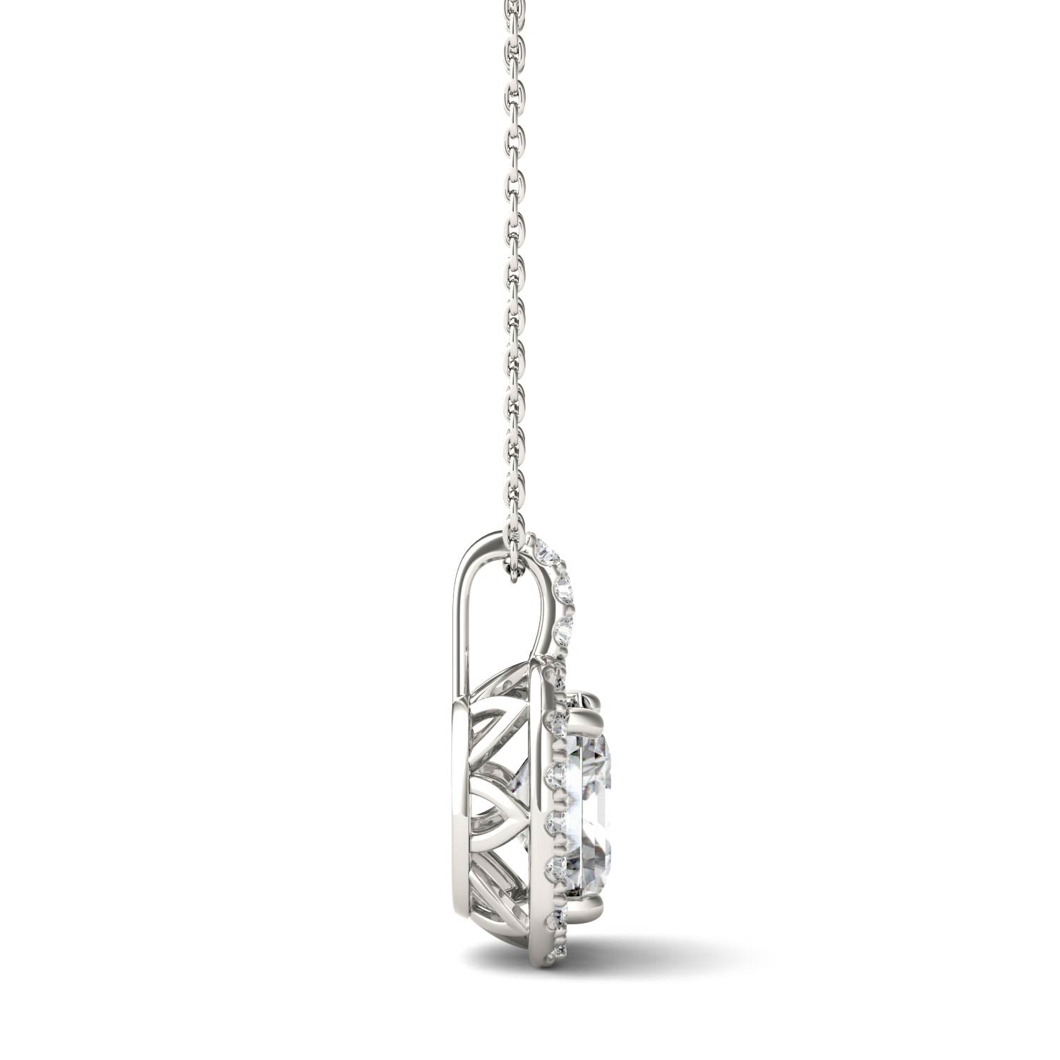 2.57 CTW DEW Asscher Forever Bright™ Moissanite Necklace