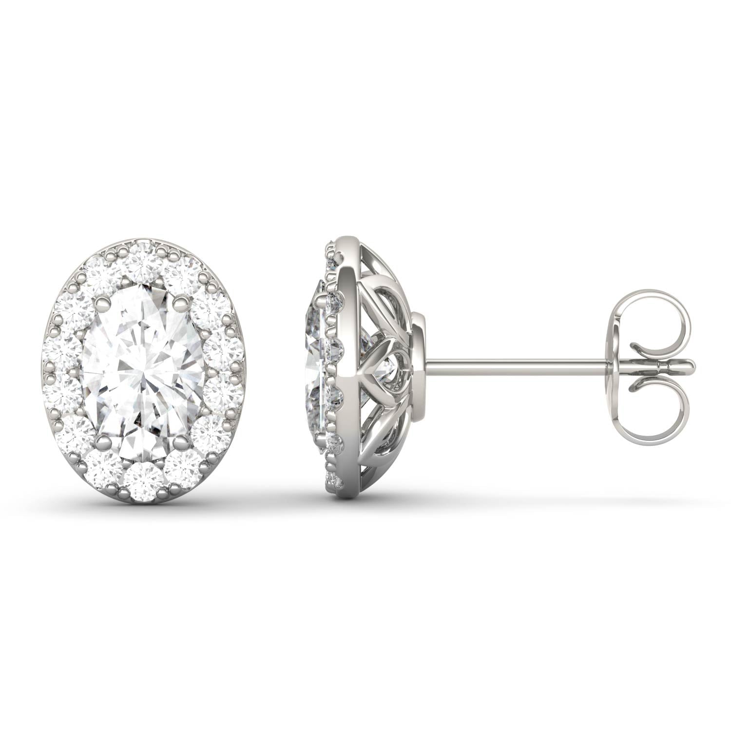 2.22 CTW DEW Oval Forever Bright™ Moissanite Earrings