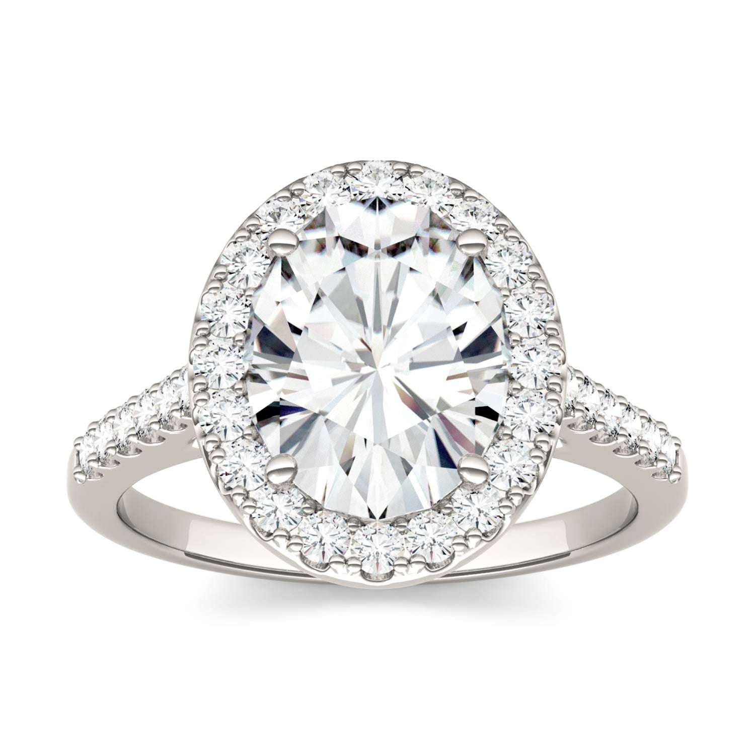 3.48 CTW DEW Oval Forever Bright™ Moissanite Ring