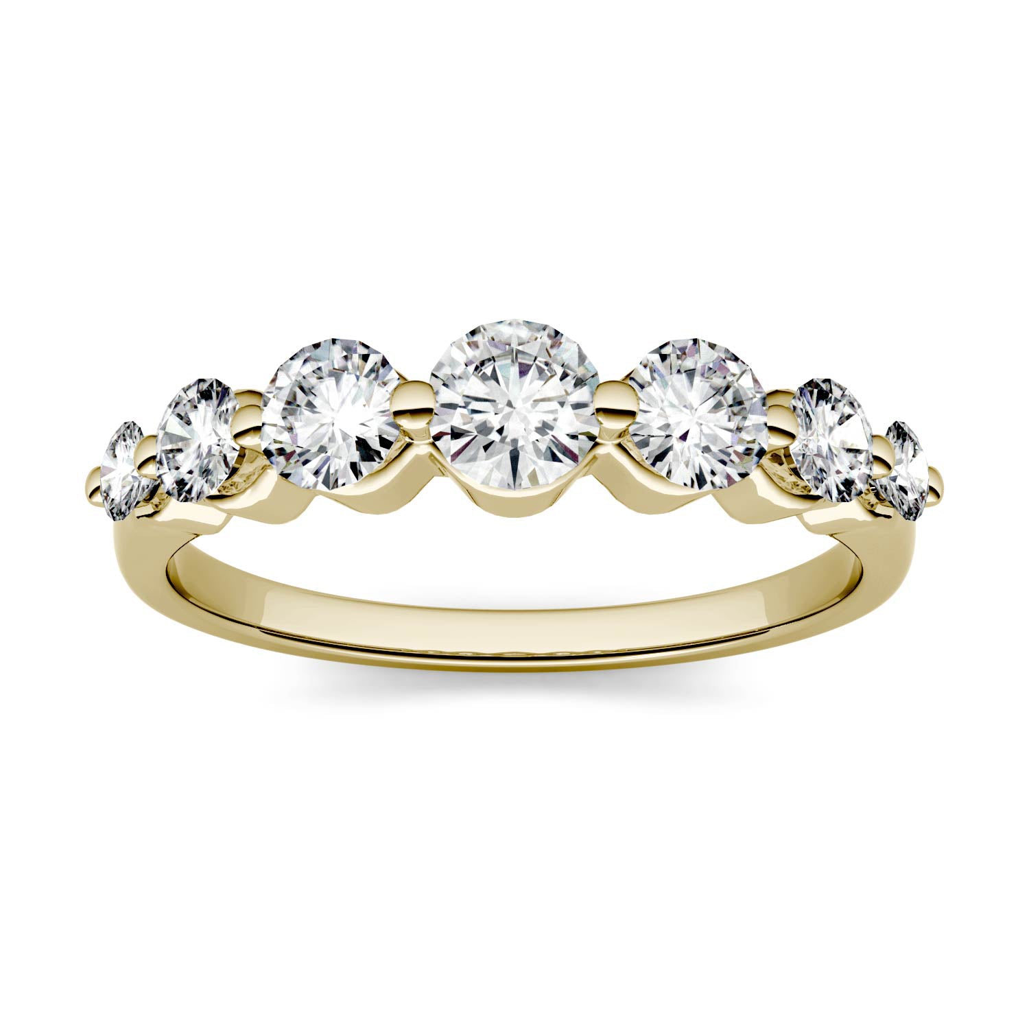 0.87 CTW DEW Round Forever Bright™ Moissanite Ring