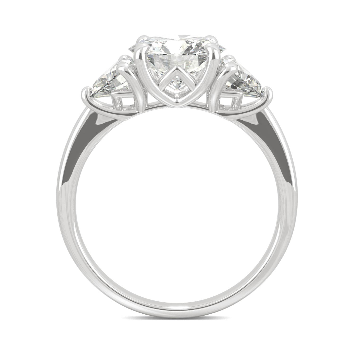 2.70 CTW DEW Round Forever Bright™ Moissanite Ring