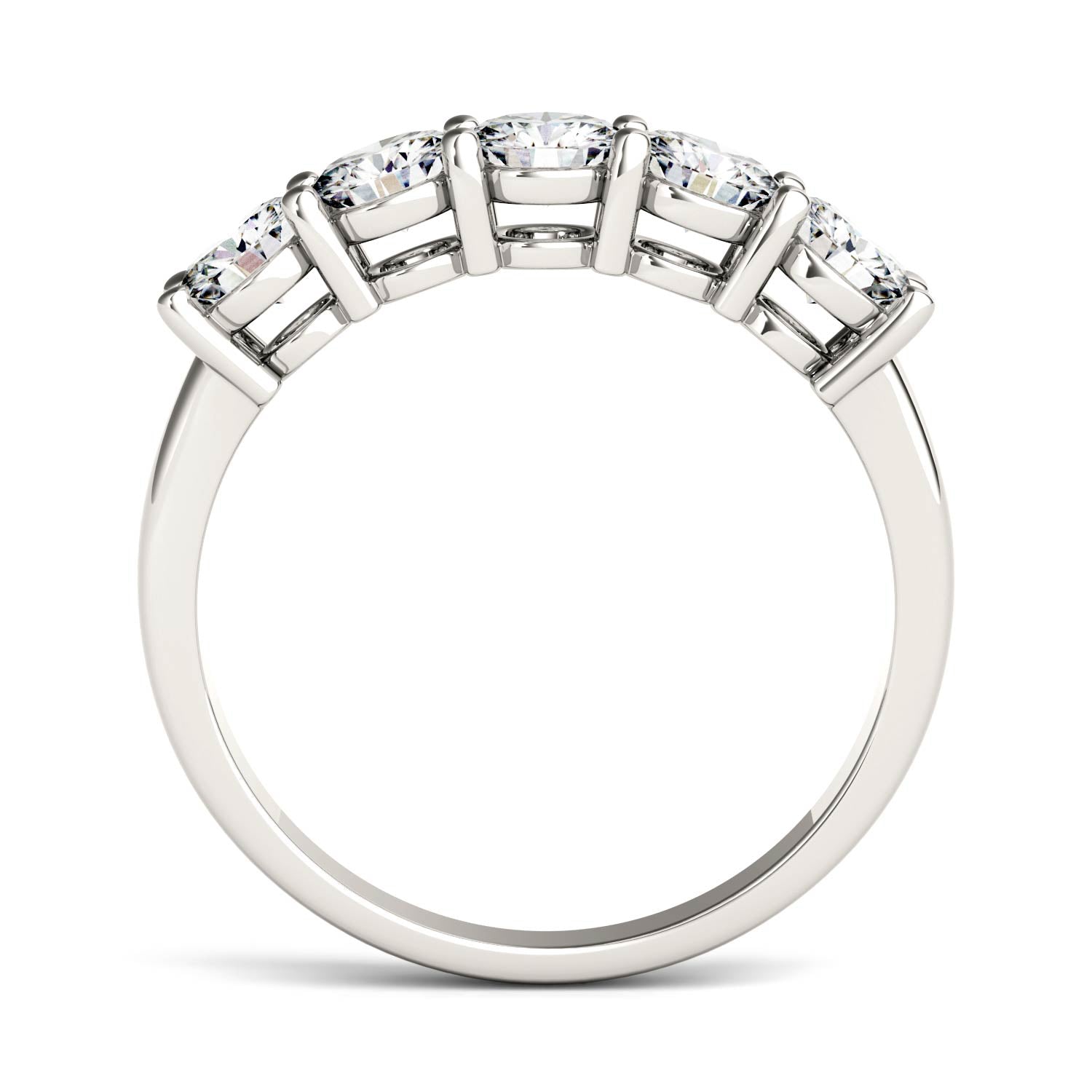 1.15 CTW DEW Round Forever Bright™ Moissanite Ring