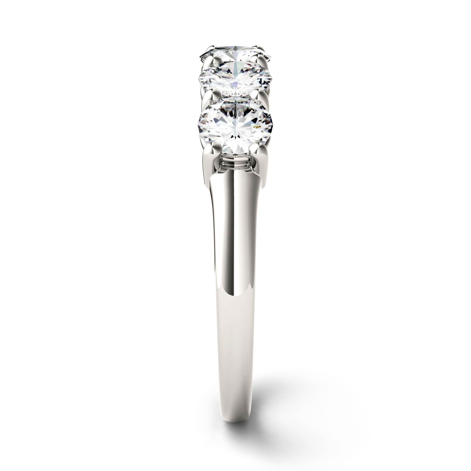 1.15 CTW DEW Round Forever Bright™ Moissanite Ring