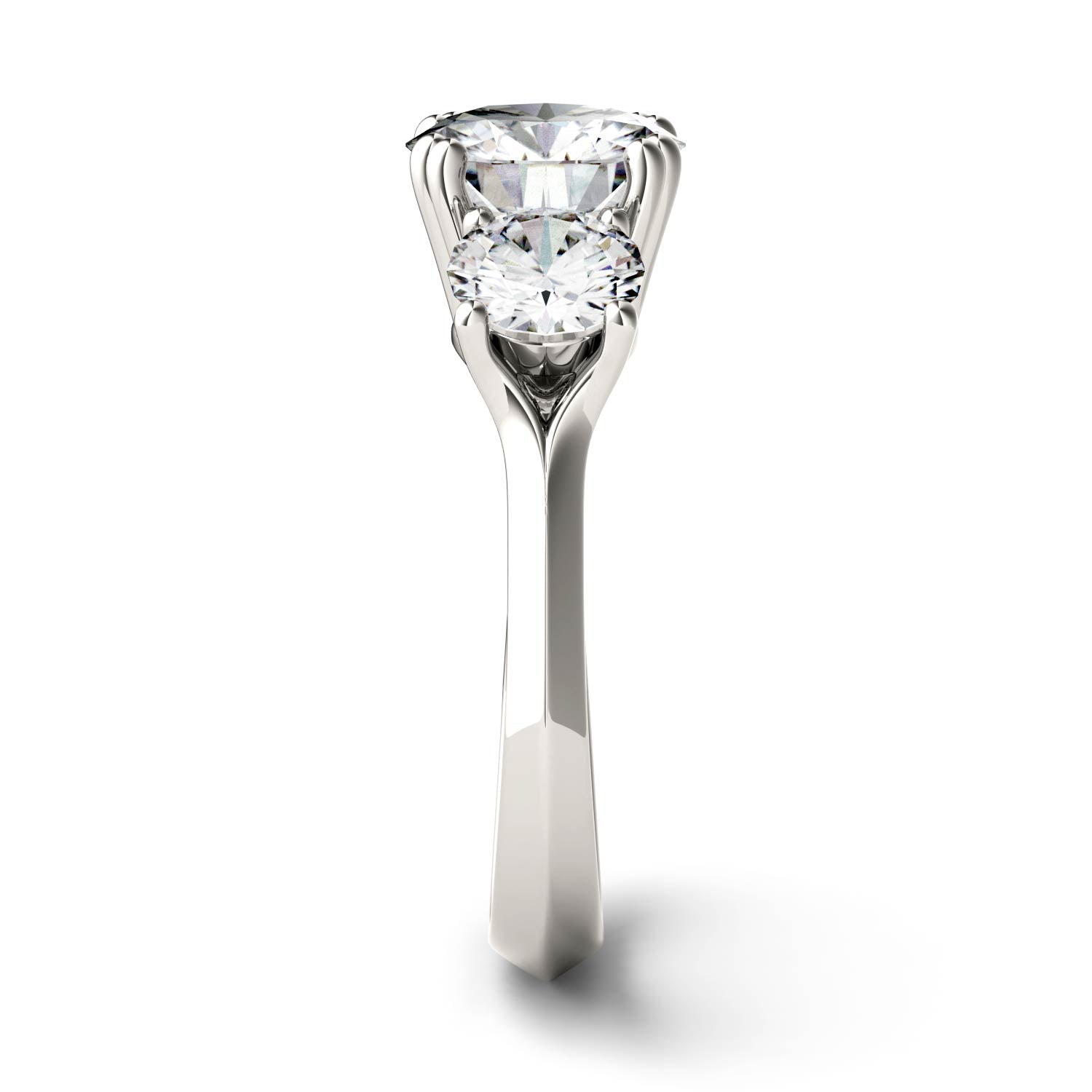 3.10 CTW DEW Round Forever Bright™ Moissanite Ring