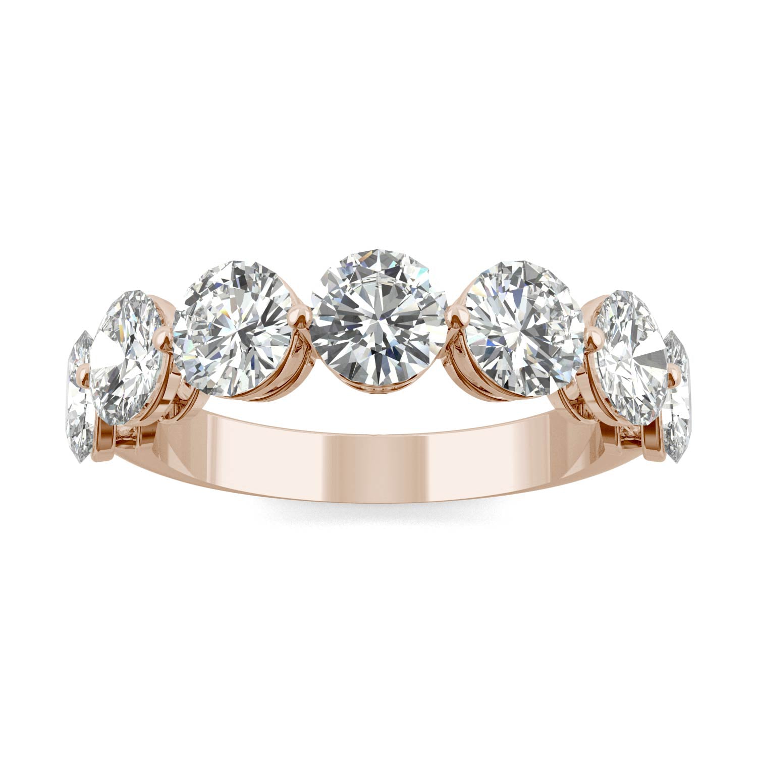 3.50 CTW DEW Round Forever Bright™ Moissanite Ring