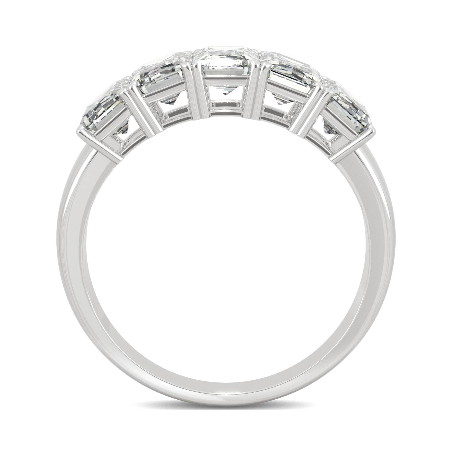 2.90 CTW DEW Emerald Forever Bright™ Moissanite Ring