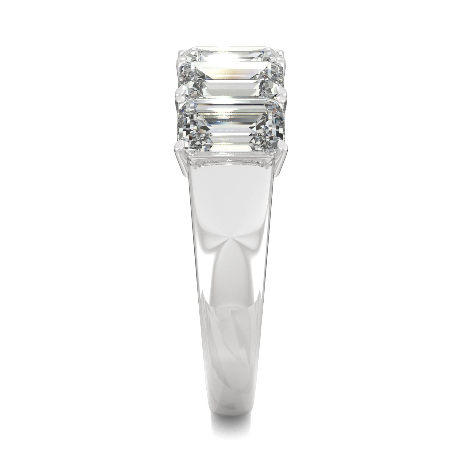 2.90 CTW DEW Emerald Forever Bright™ Moissanite Ring