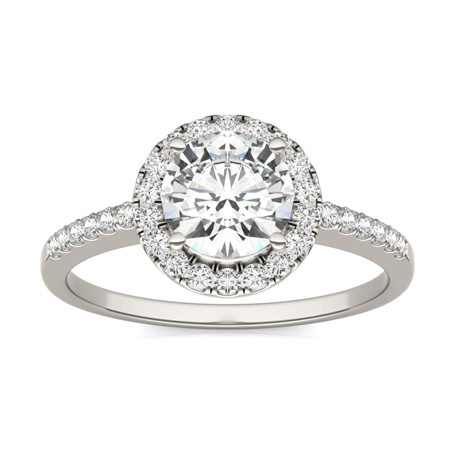 1.30 CTW DEW Round Forever Bright™ Moissanite Ring