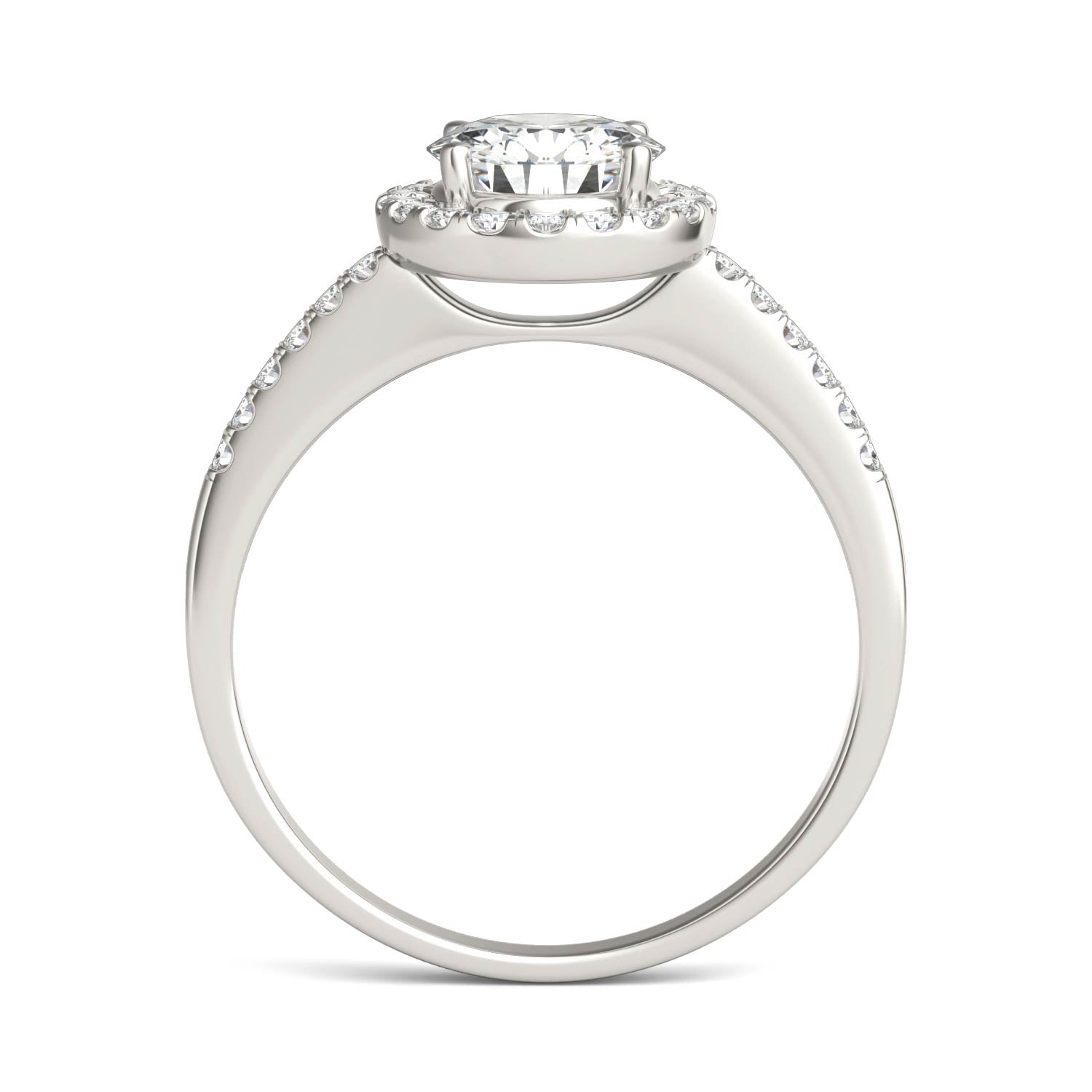 1.30 CTW DEW Round Forever Bright™ Moissanite Ring