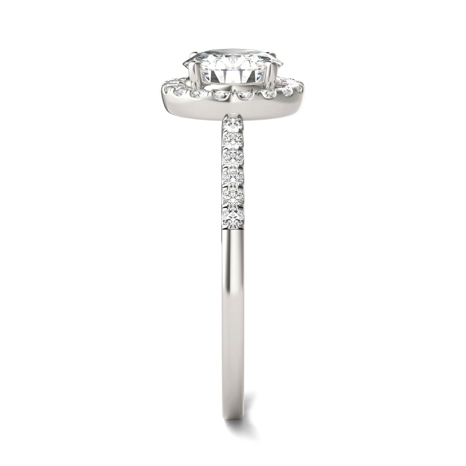 1.30 CTW DEW Round Forever Bright™ Moissanite Ring