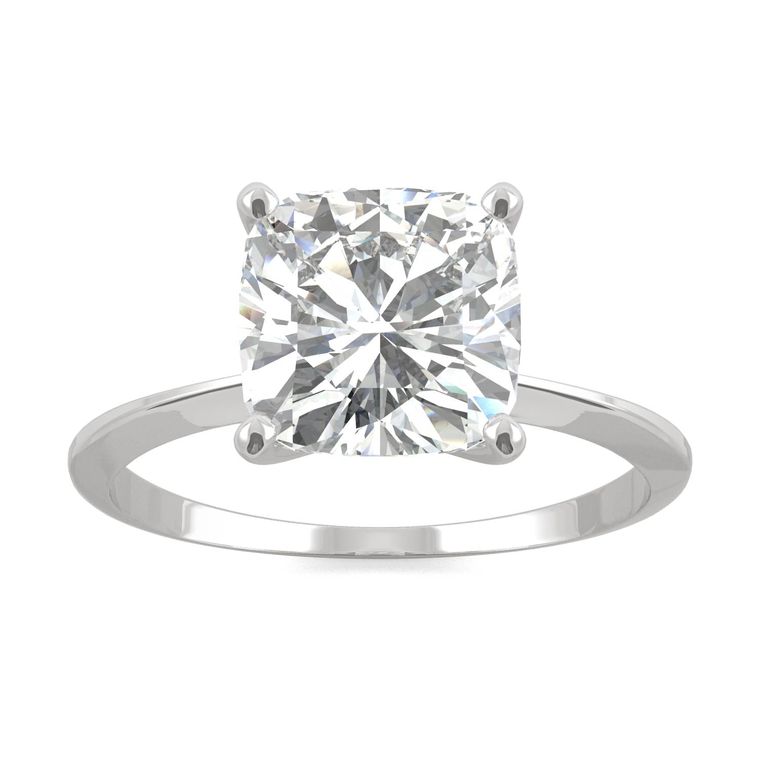 2.40 CTW DEW Cushion Forever Bright™ Moissanite Ring
