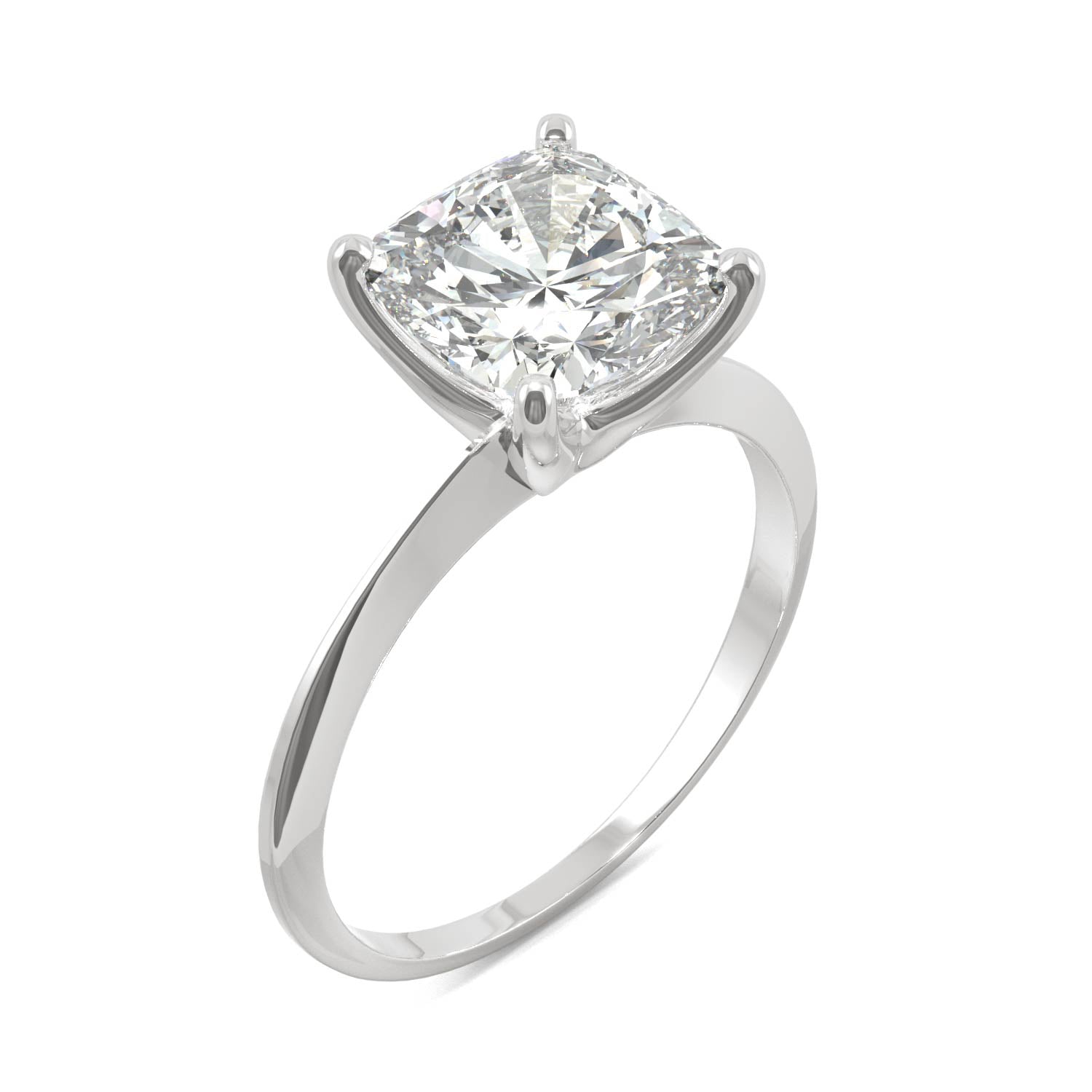 2.40 CTW DEW Cushion Forever Bright™ Moissanite Ring