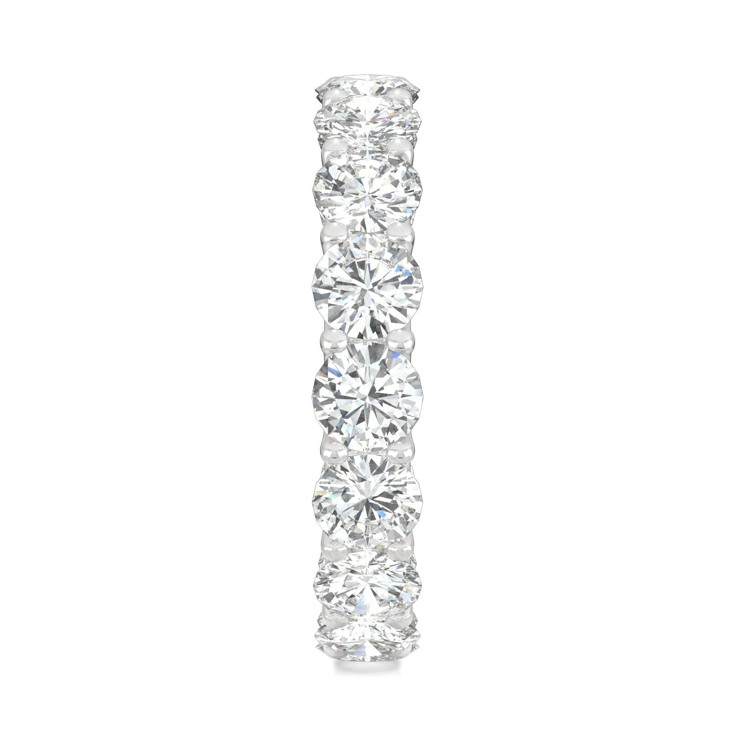 3.91 CTW DEW Round Forever Bright™ Moissanite Ring