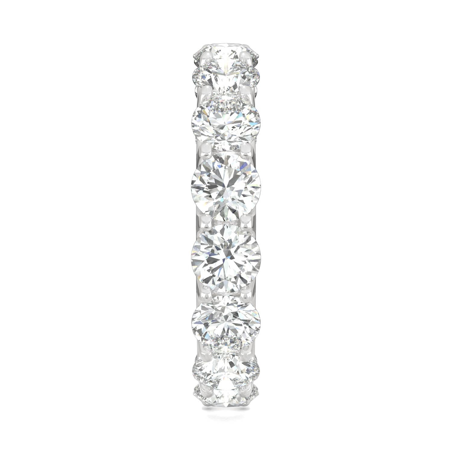5.28 CTW DEW Round Forever One™ Moissanite Eternity Band Ring