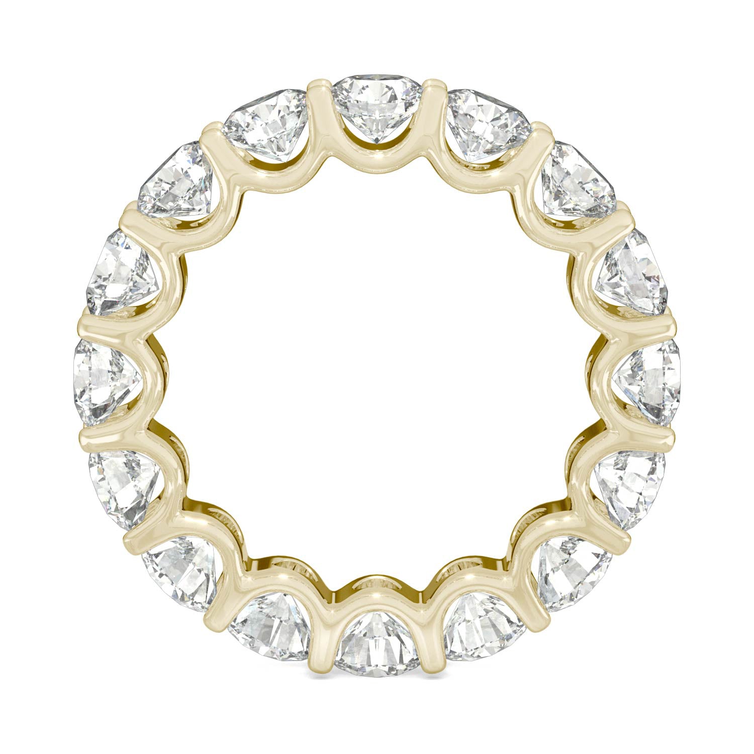 5.28 CTW DEW Round Forever One™ Moissanite Eternity Band Ring