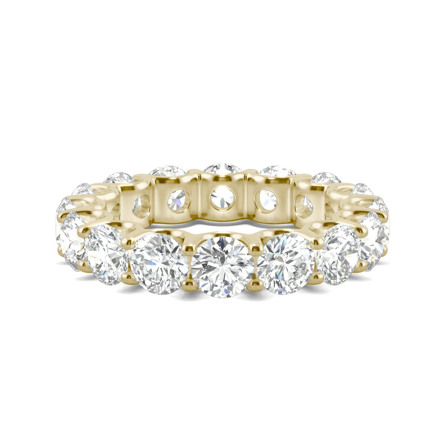 5.28 CTW DEW Round Forever One™ Moissanite Eternity Band Ring