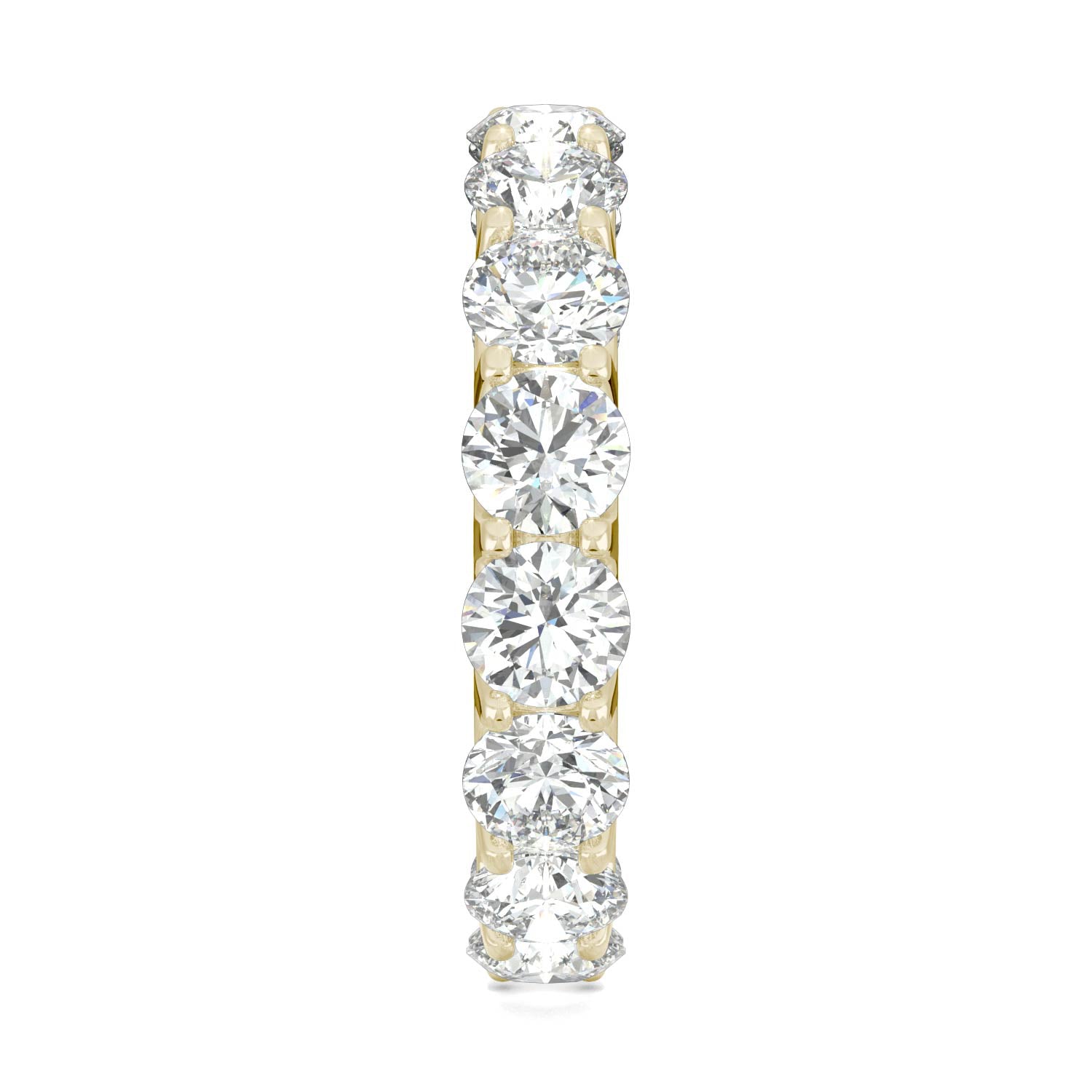 5.28 CTW DEW Round Forever One™ Moissanite Eternity Band Ring