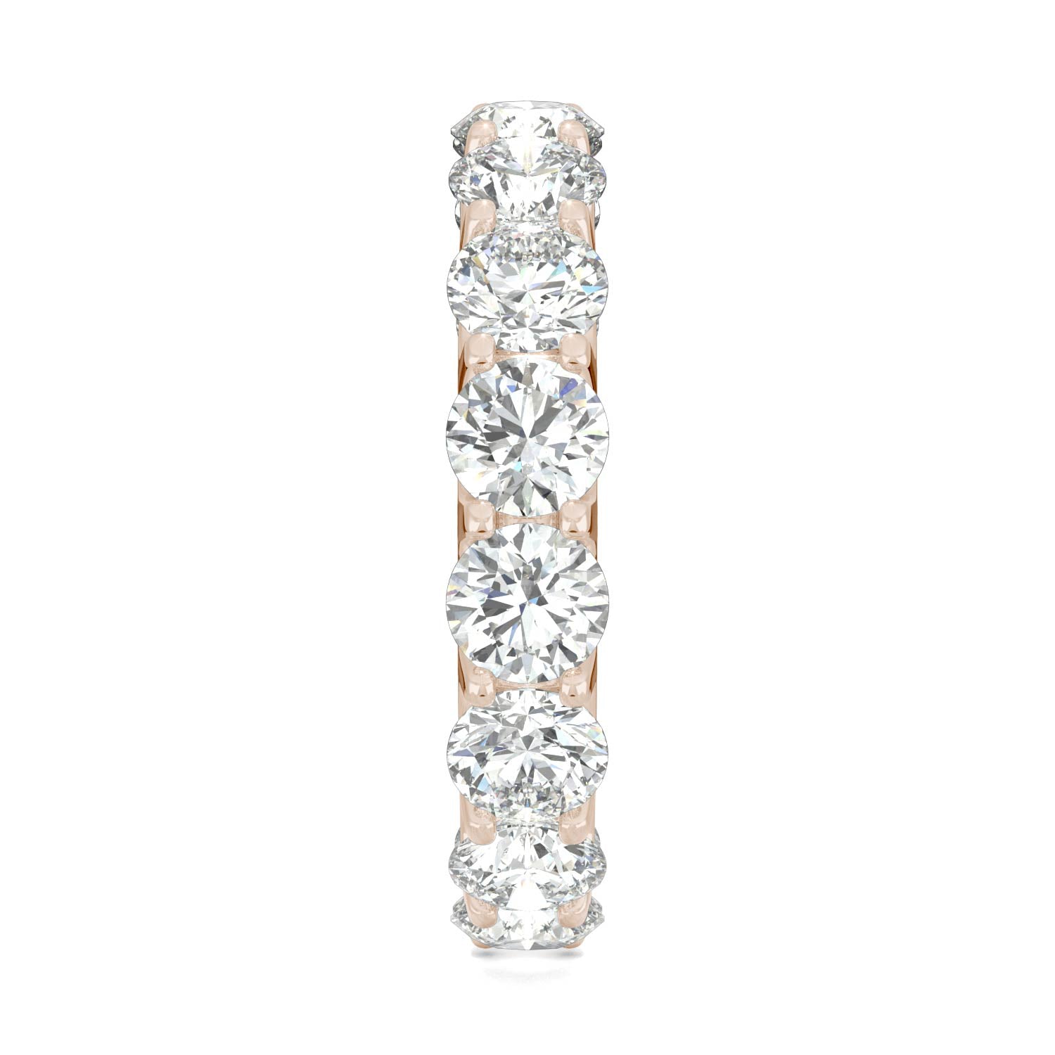 5.28 CTW DEW Round Forever One™ Moissanite Eternity Band Ring