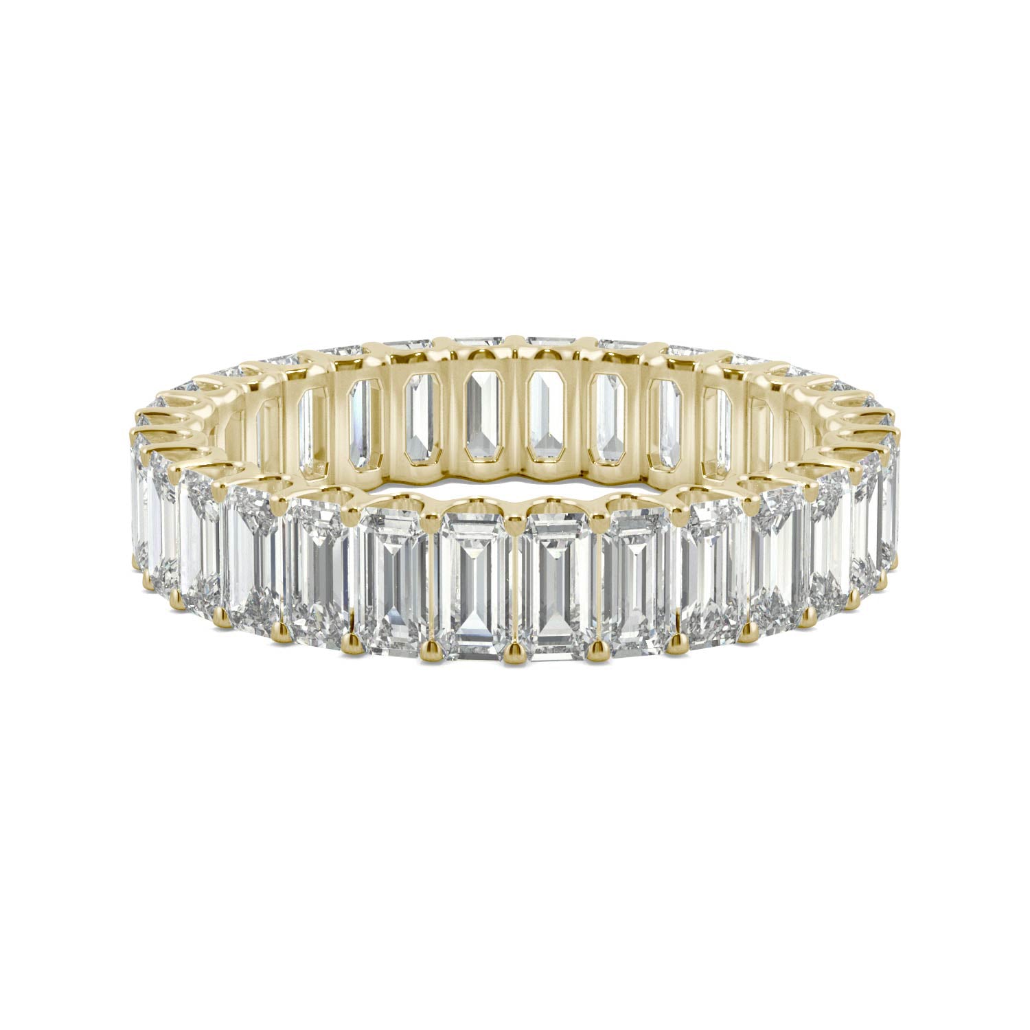 3.00 CTW DEW Emerald Forever One™ Moissanite Eternity Band Ring