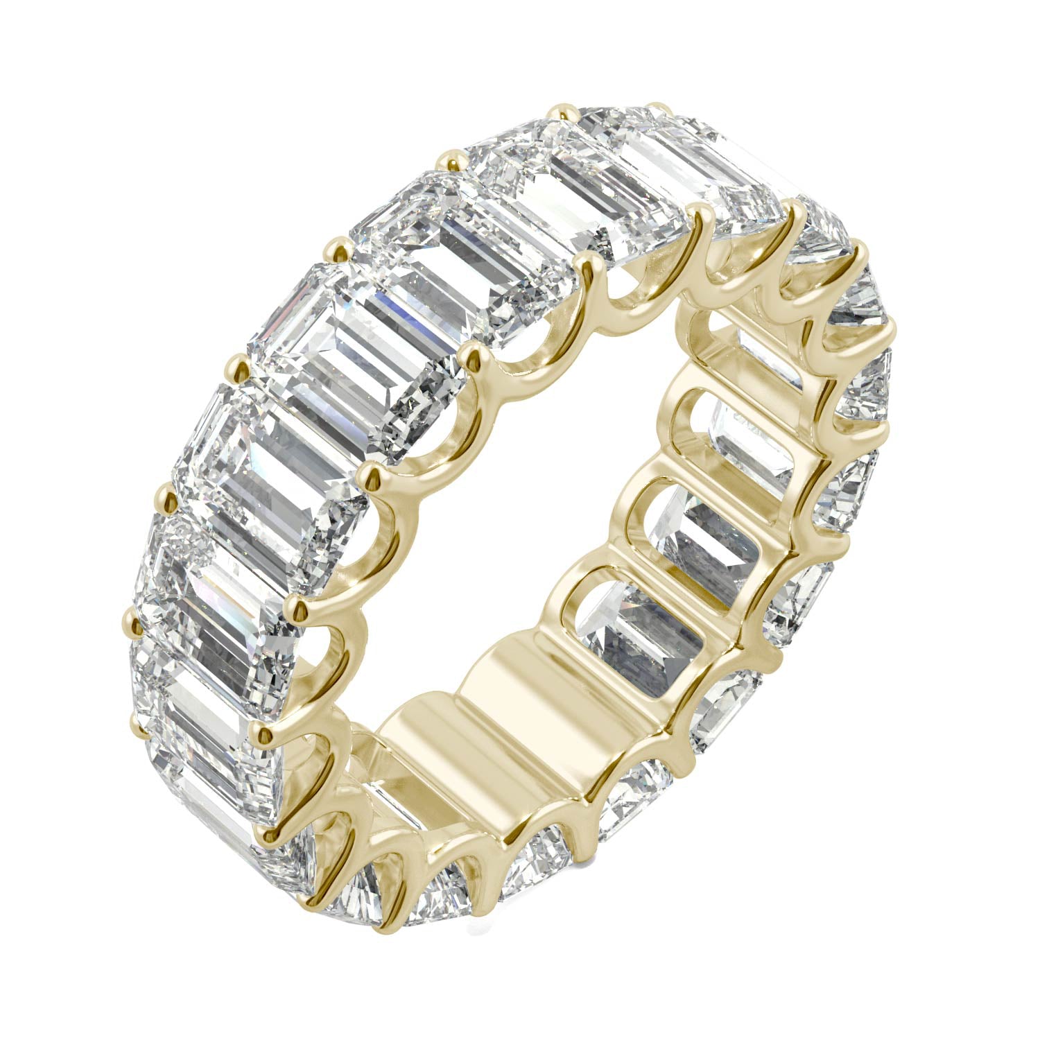 10.44 CTW DEW Emerald Forever One™ Moissanite Eternity Band Ring