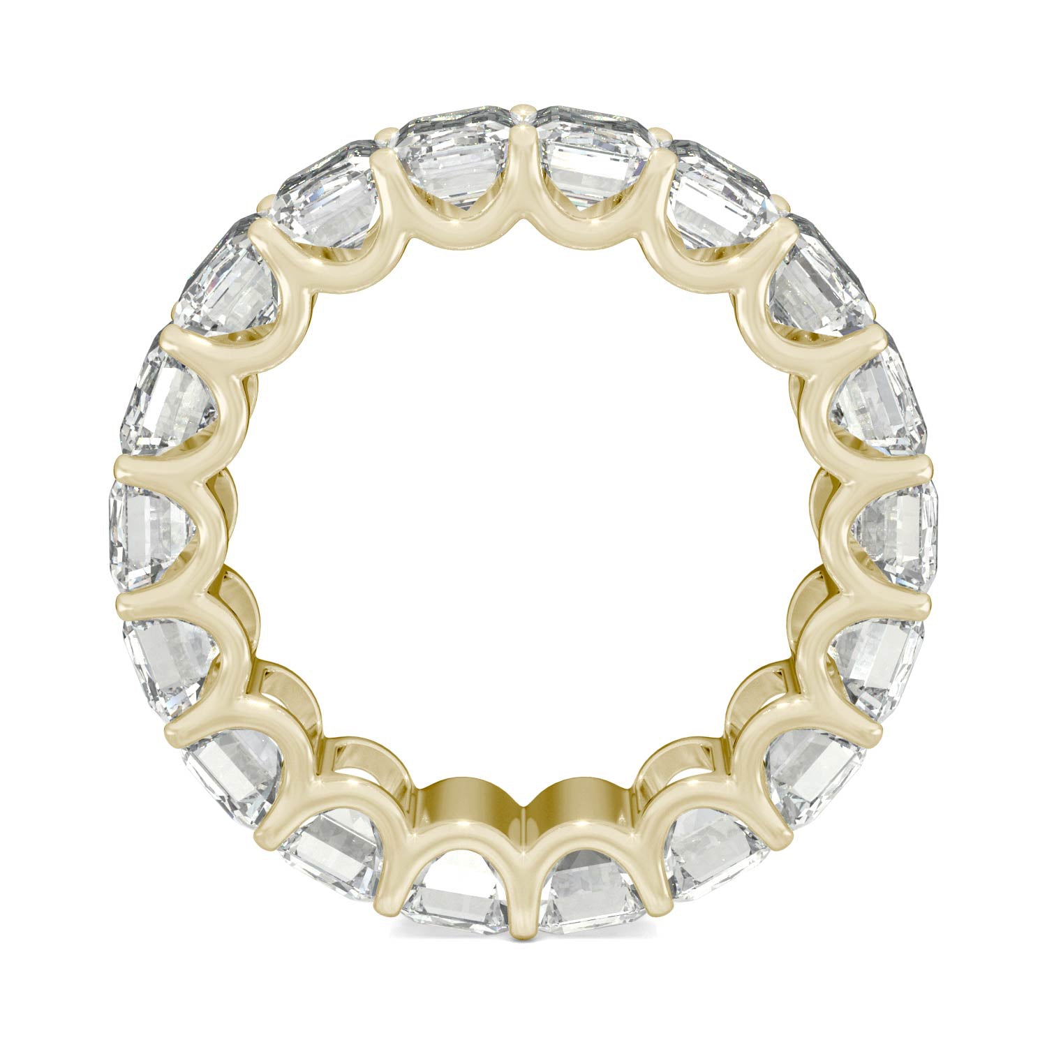 10.44 CTW DEW Emerald Forever One™ Moissanite Eternity Band Ring