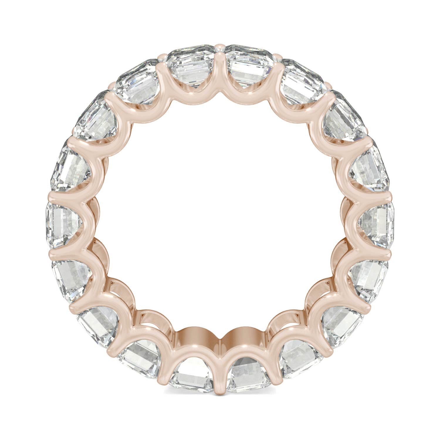 10.44 CTW DEW Emerald Forever One™ Moissanite Eternity Band Ring