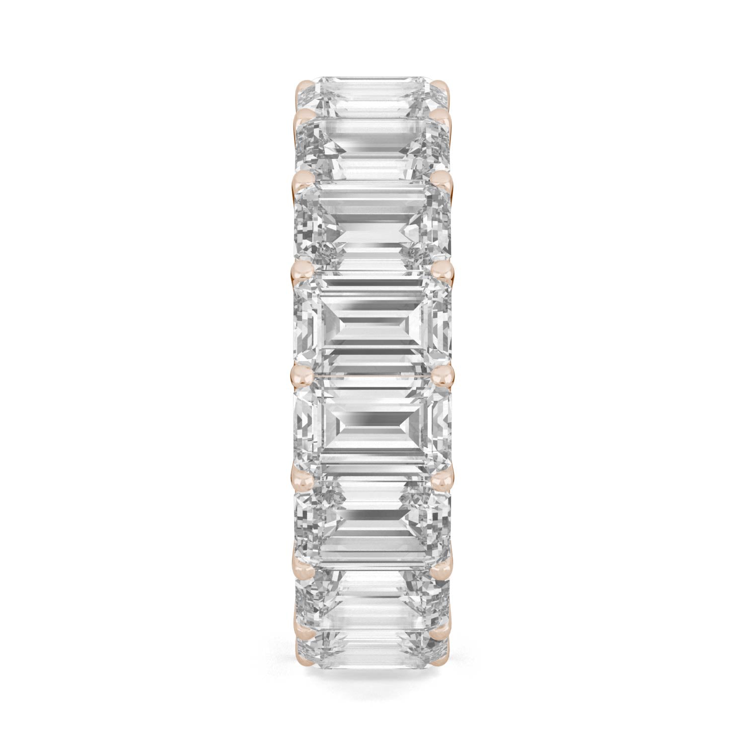10.44 CTW DEW Emerald Forever One™ Moissanite Eternity Band Ring