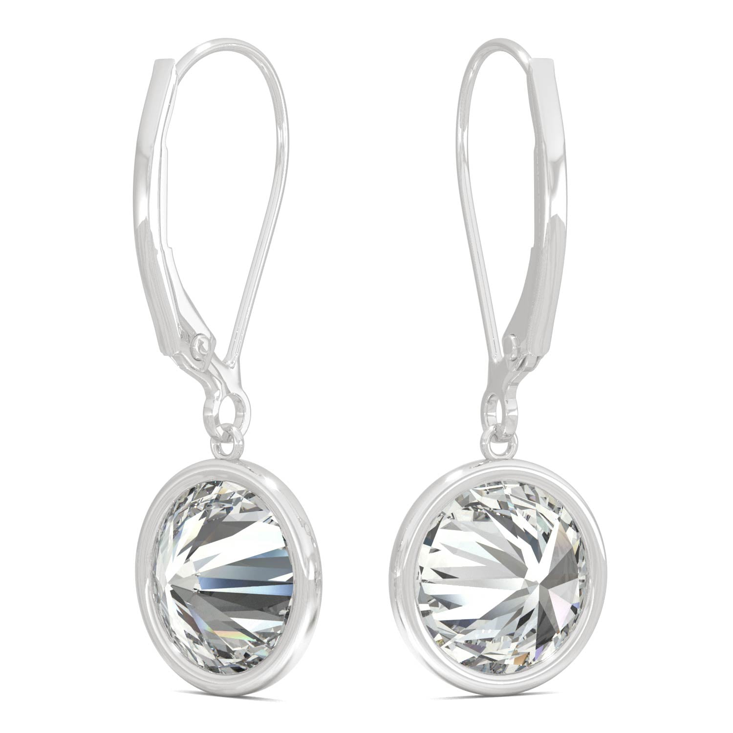 3.80 CTW DEW Round Forever Bright™ Moissanite Earrings