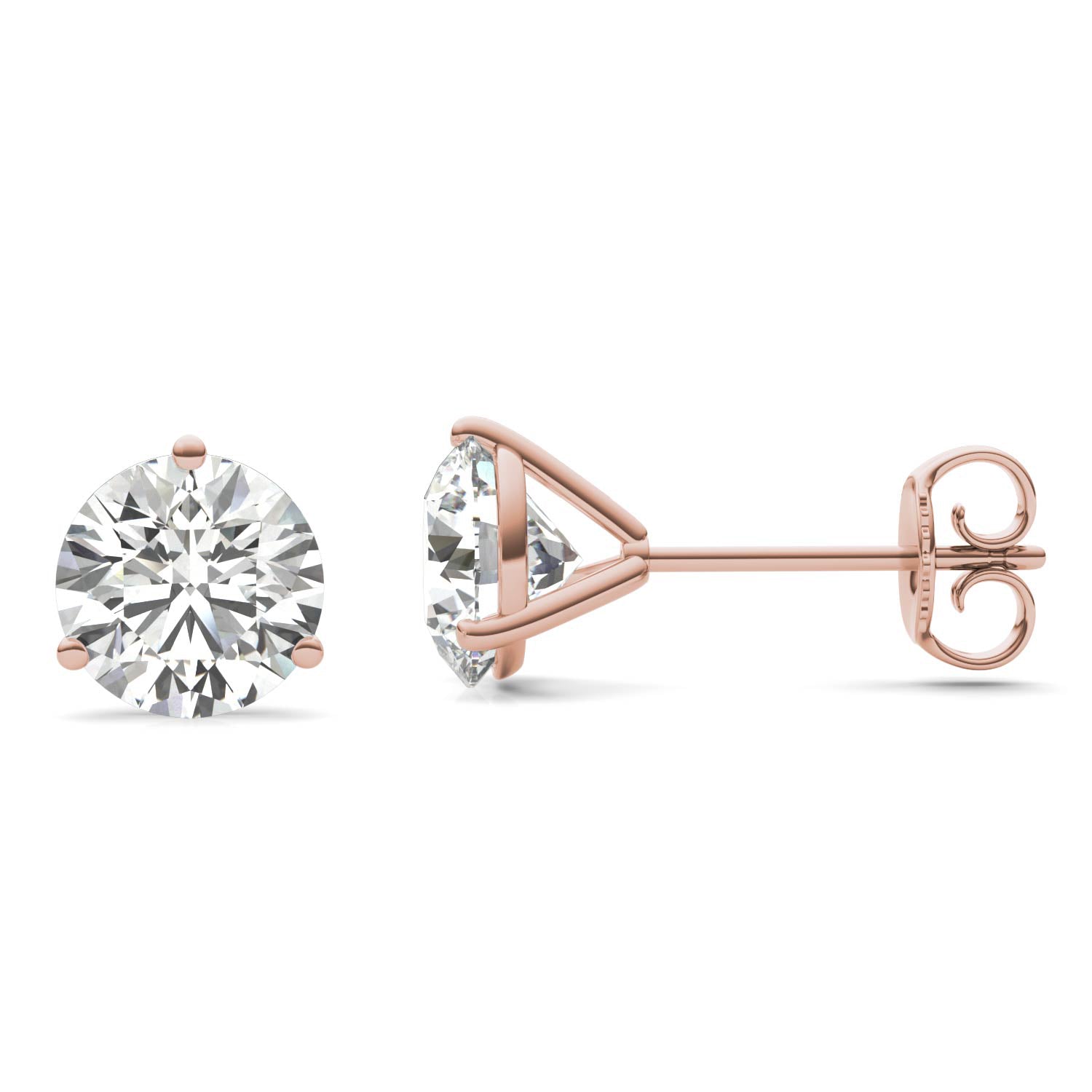2.00 CTW DEW Round Forever Bright™ Moissanite Earrings