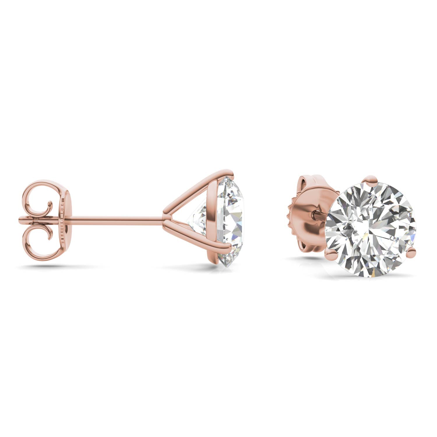2.00 CTW DEW Round Forever Bright™ Moissanite Earrings