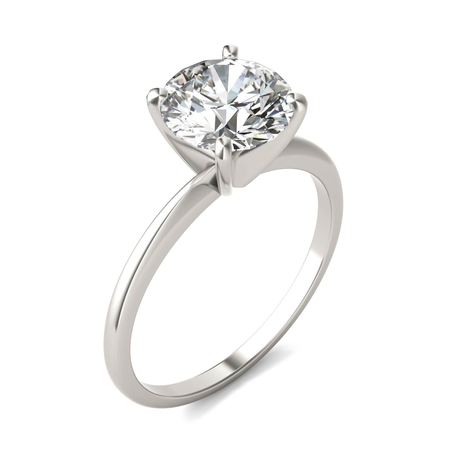 2 CTW Round Caydia® Lab Grown Diamond Solitaire Engagement Ring