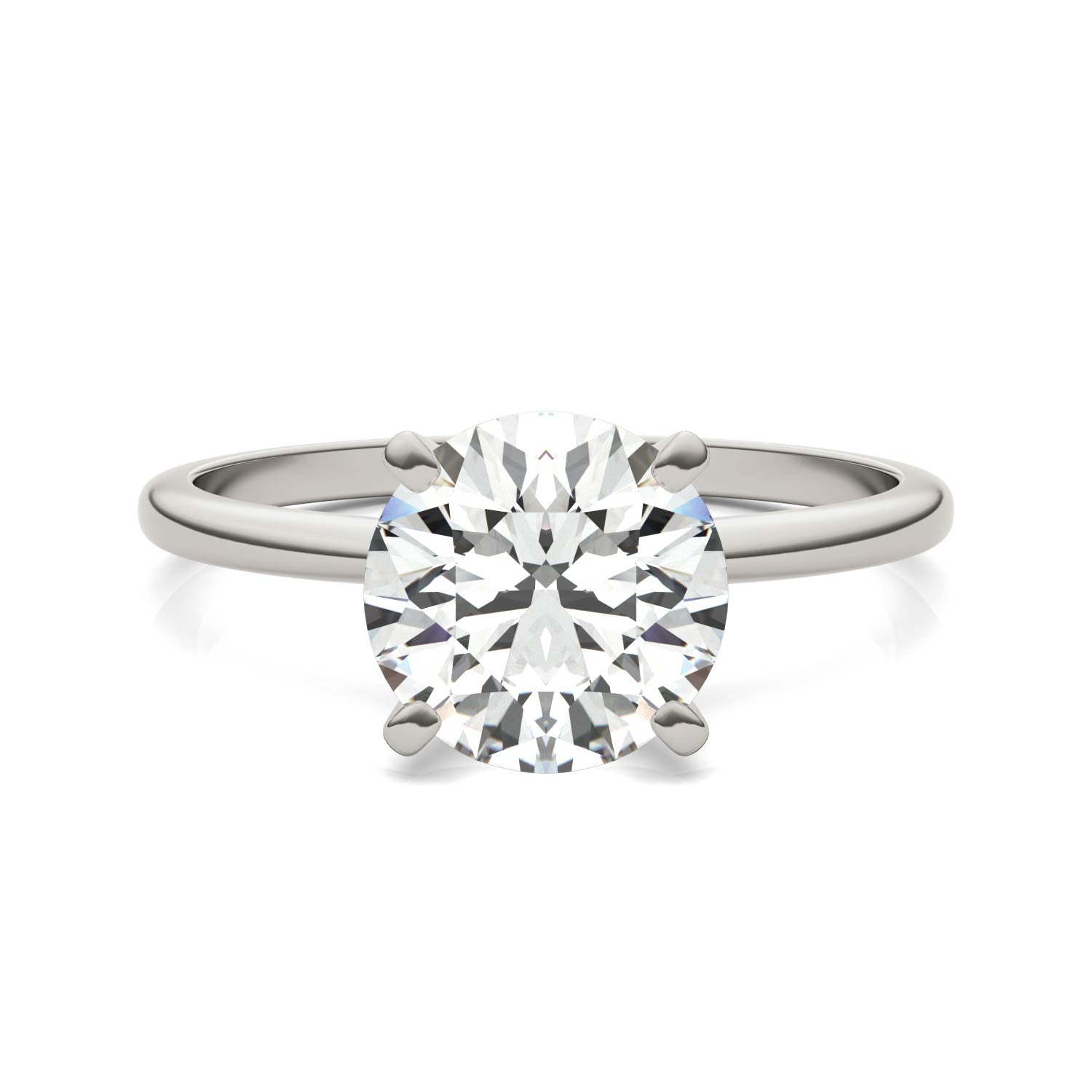 2 CTW Round Caydia® Lab Grown Diamond Solitaire Engagement Ring