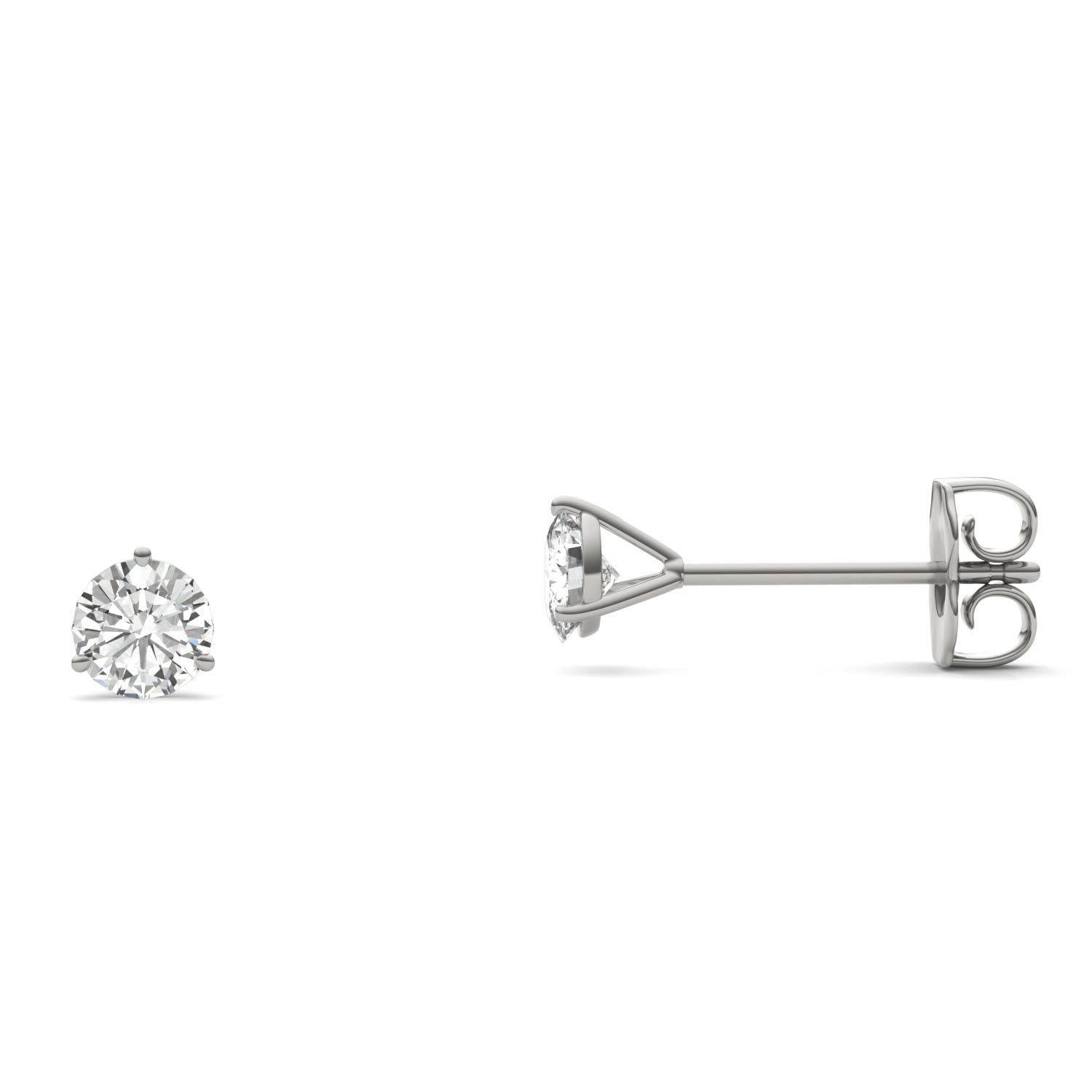0.46 CTW DEW Round Forever Bright™ Moissanite Earrings