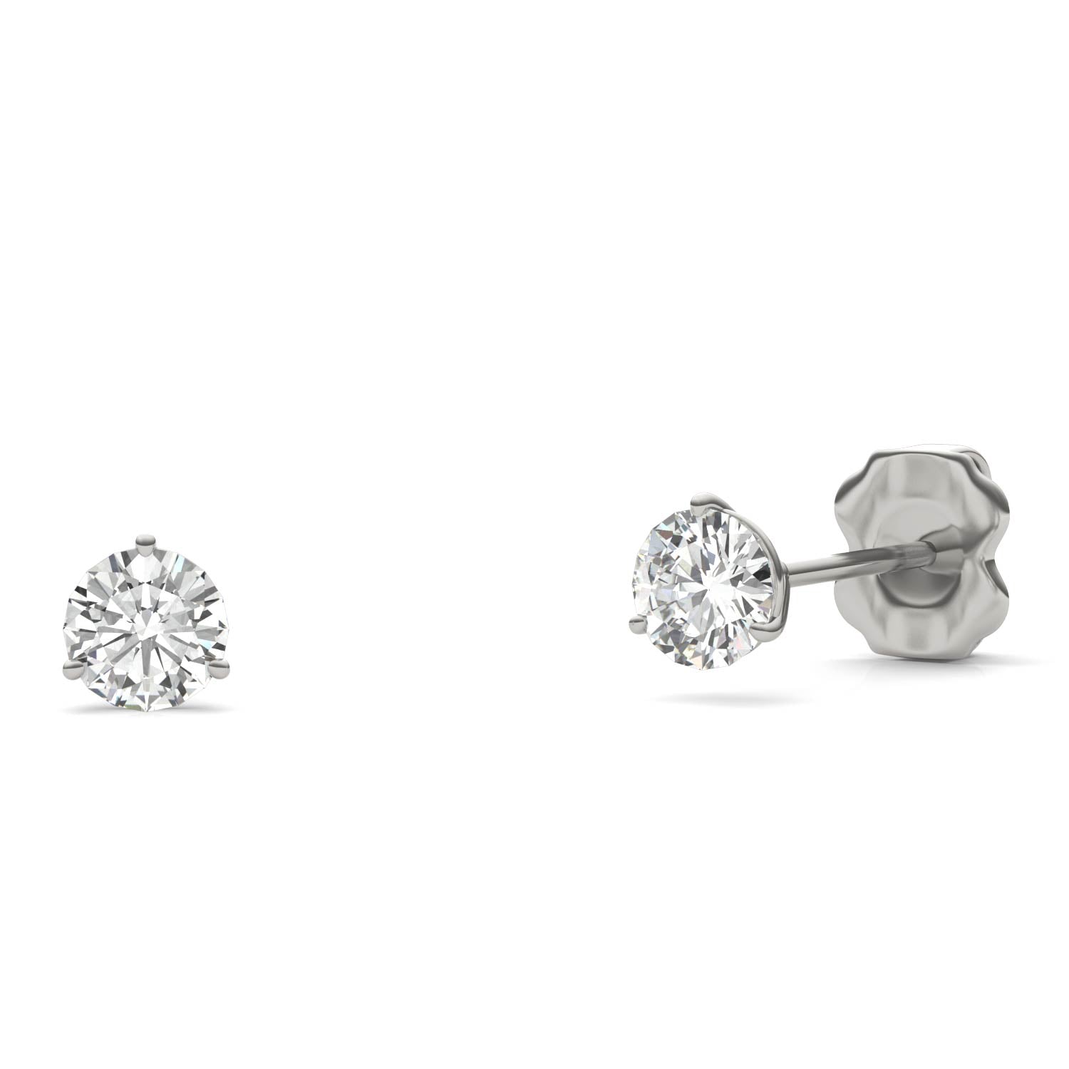 0.46 CTW DEW Round Forever Bright™ Moissanite Earrings