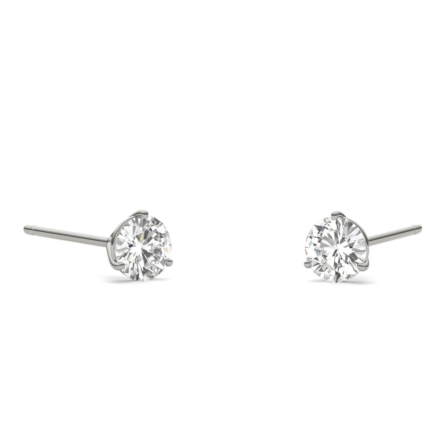 0.46 CTW DEW Round Forever Bright™ Moissanite Earrings
