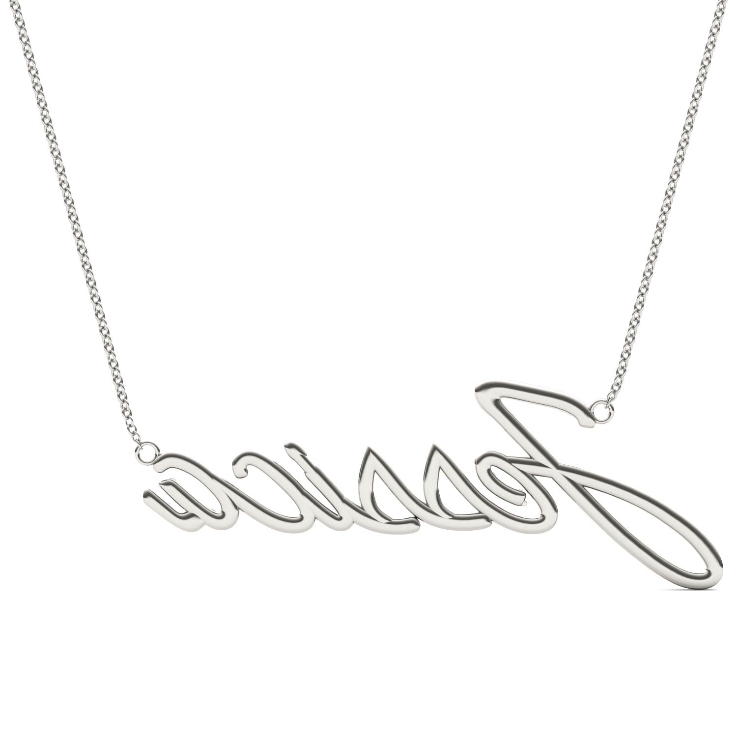 Round Caydia® Lab Grown Diamond Personalized Necklace