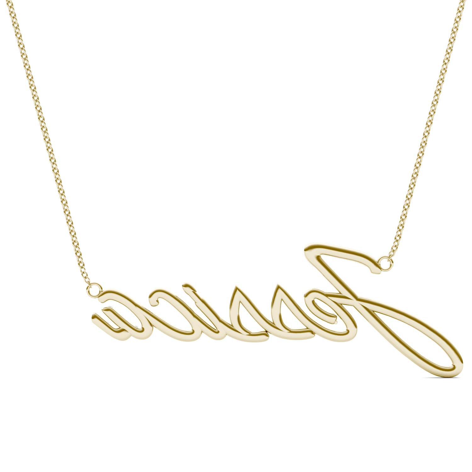 Round Caydia® Lab Grown Diamond Personalized Necklace