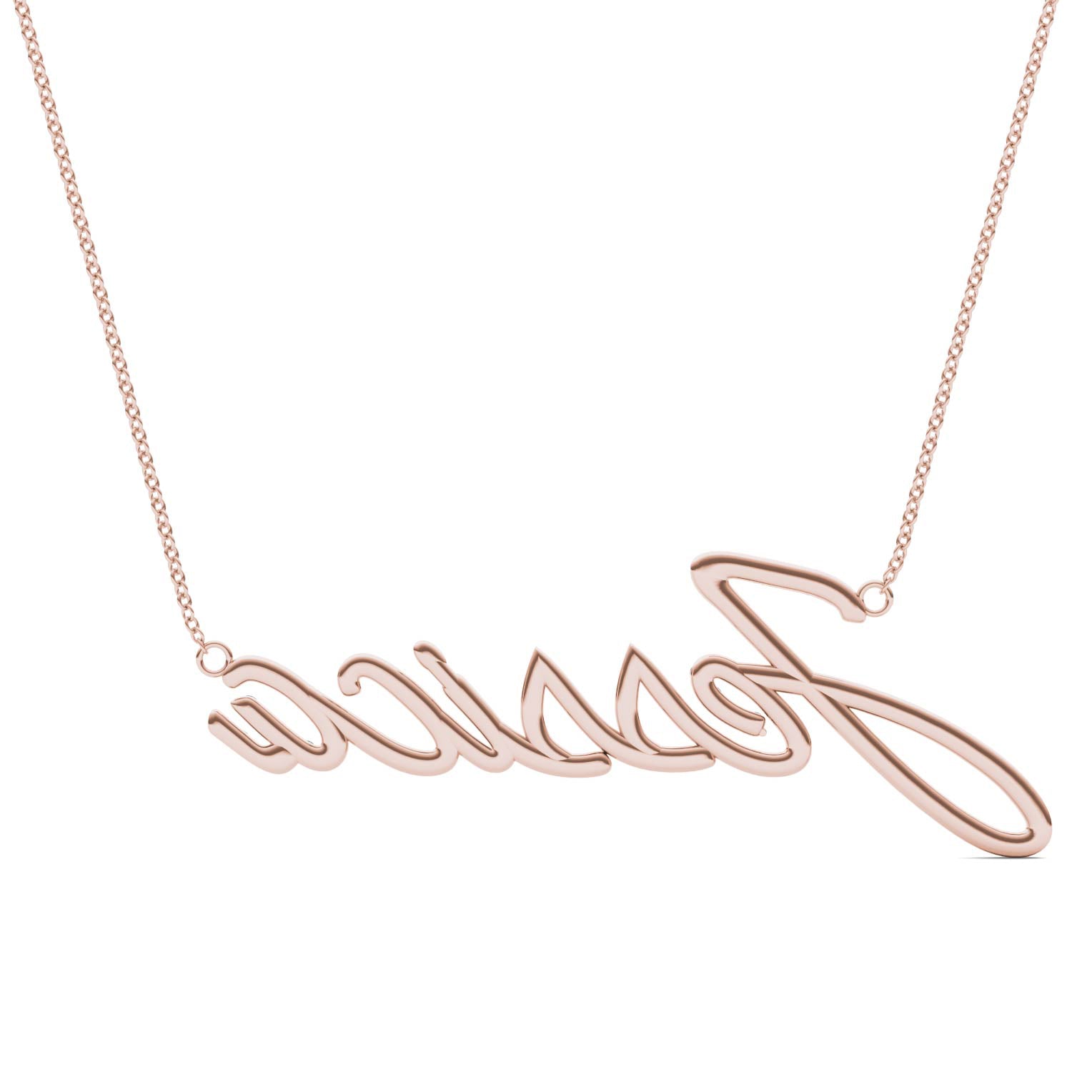 Round Caydia® Lab Grown Diamond Personalized Necklace