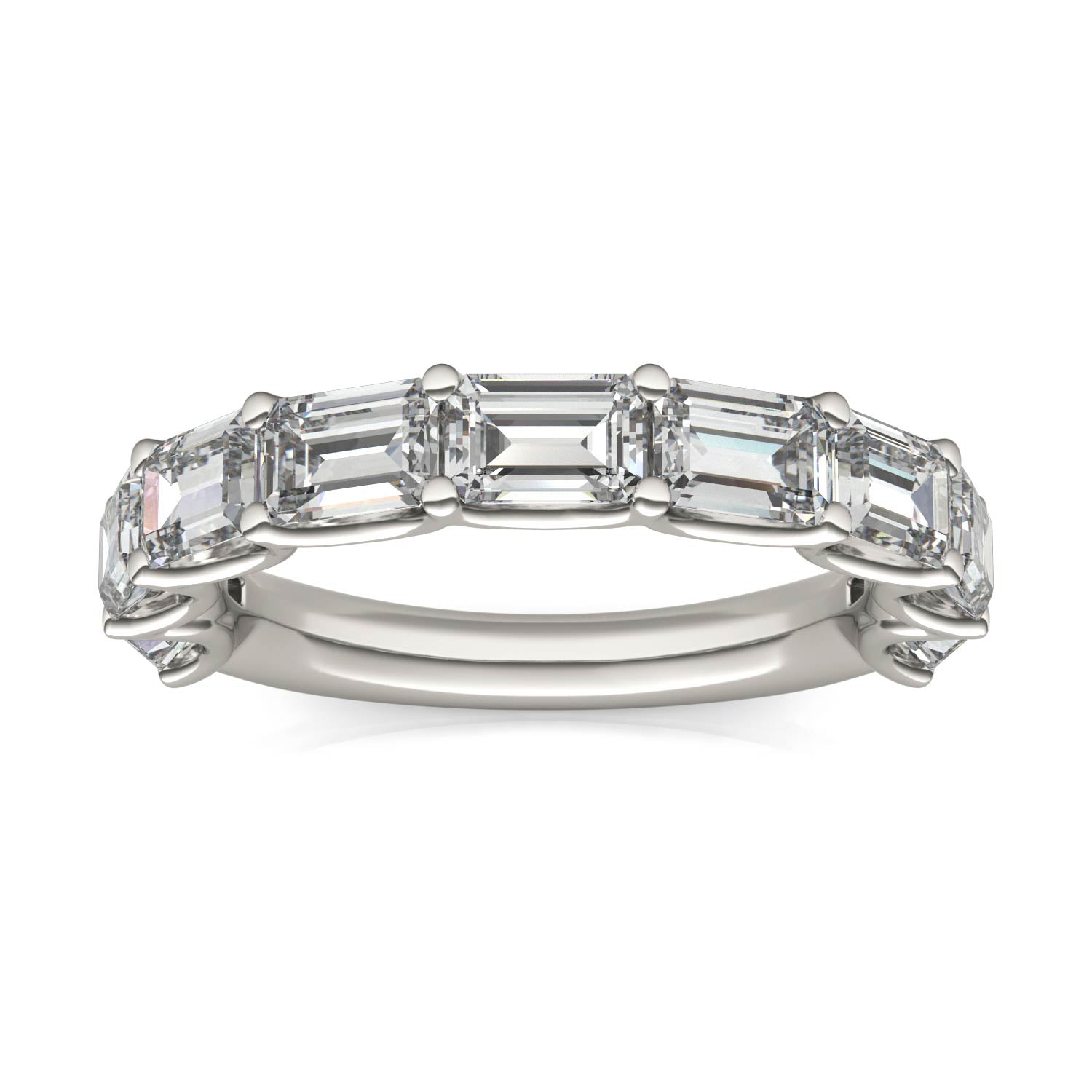 2.43 CTW DEW Emerald Forever One™ Moissanite Ring