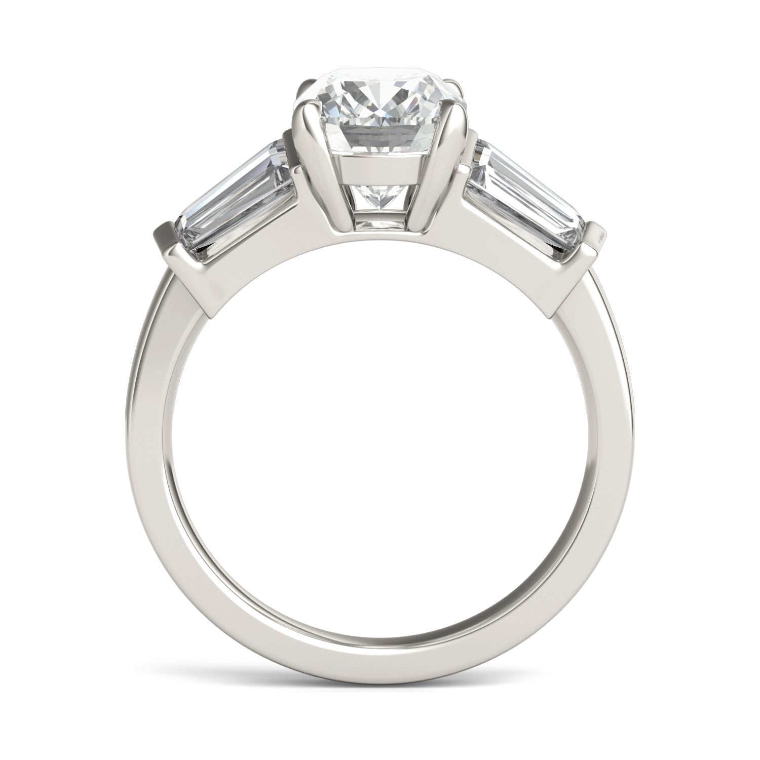 3.46 CTW DEW Elongated Cushion Forever Bright™ Moissanite Ring