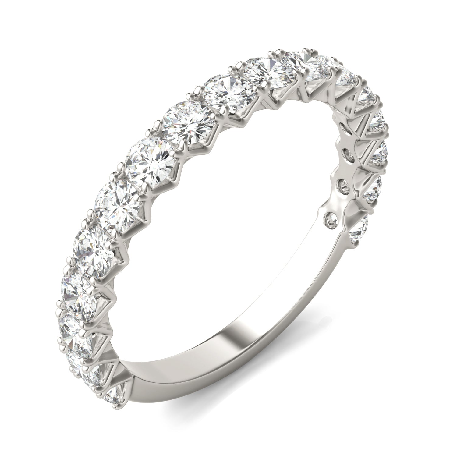 1.02 CTW DEW Round Forever One™ Moissanite Ring