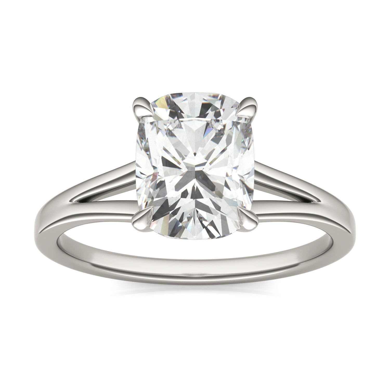 2.36 CTW DEW Elongated Cushion Forever Bright™ Moissanite Ring